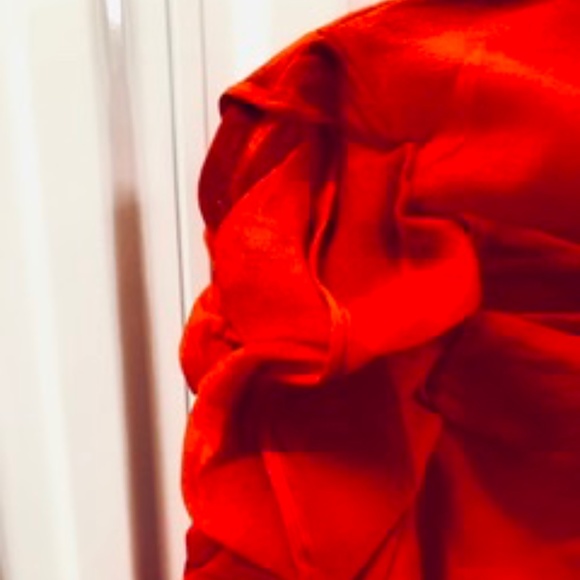 Cute Holiday Rushed Top Blouse, 38/8, NWT - Picture 3 of 6